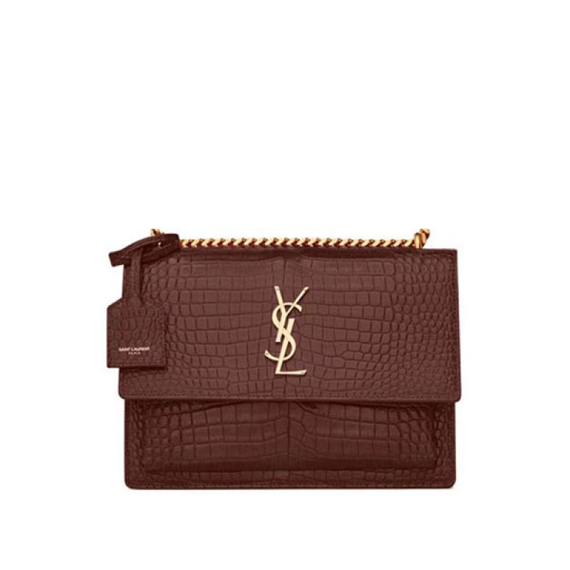 ysl niki medium、niki mini 與 sunset 鱷魚紋包全解析