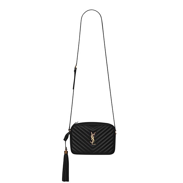 YSL Saint Laurent Lou 絎縫流蘇掛飾皮革相機包