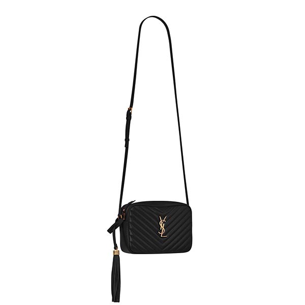 YSL Saint Laurent Lou 絎縫流蘇掛飾皮革相機包